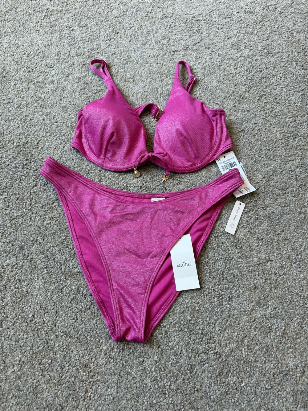 BNWT pink sparkly swimsuit